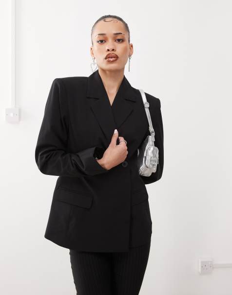 Weekday - Edgar - Sort tætsiddende blazer - view 1