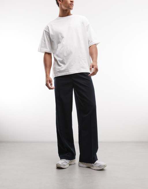 Weekday – Elegante Loose-Fit-Hose in Marineblau, 2 von 5