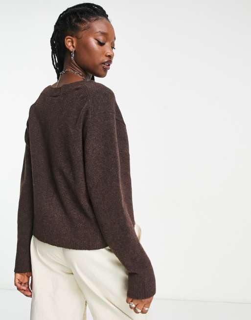 Free people grandpa crew sale neck sweater