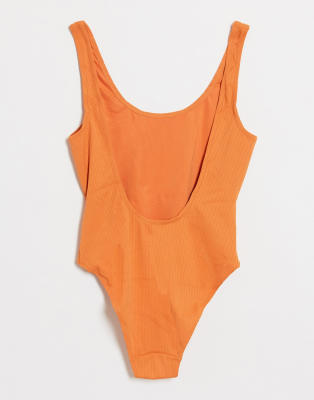weekday ribbed swimsuit