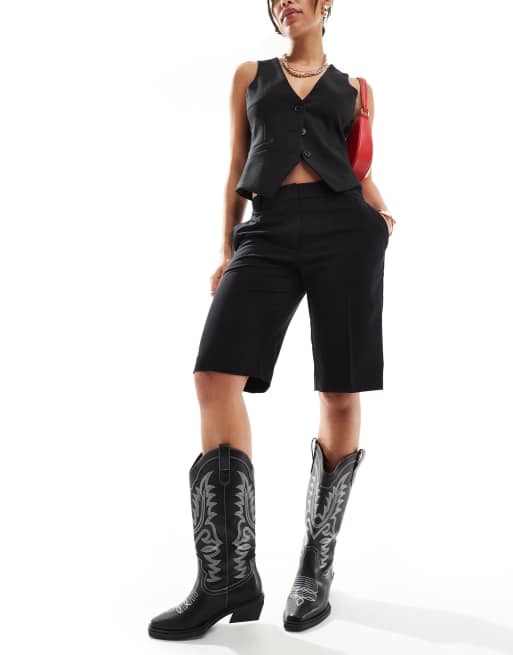 Weekday - Esi - Short ajusté - Noir