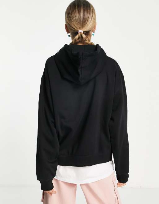 Black hoodie online weekday