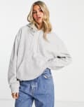 [Weekday] Weekday Essence hoodie in grey XS Light grey marl