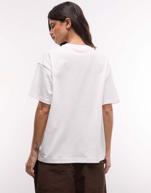Weekday - Essence - Standaard T-shirt in wit, 3 van 4