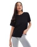 [Weekday] Weekday Essence standard t-shirt in black 2XS Black