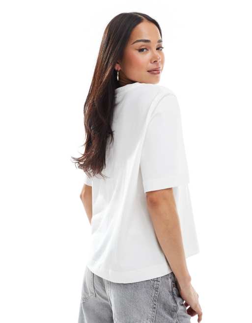 Weekday Essence standard t-shirt in white