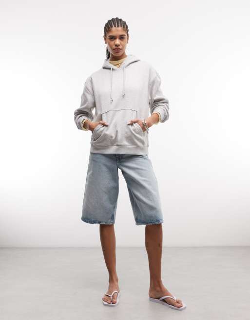 Weekday - Essence - Sweat à capuche - Gris, 3 de 4