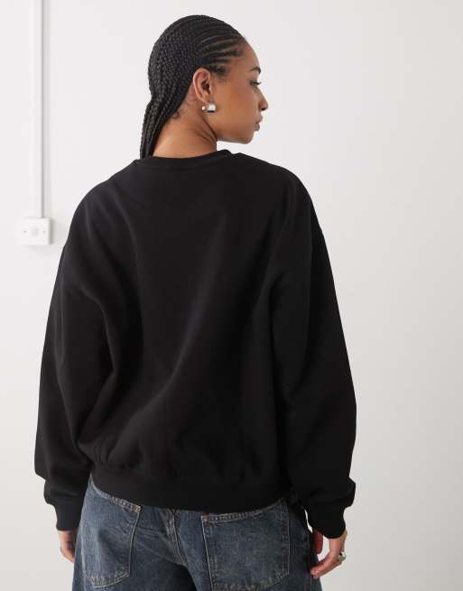 【1回着】25ss THE ROW Essoni Sweatshirt ブラック 386K290BLKF.jpg?v=1744225869
