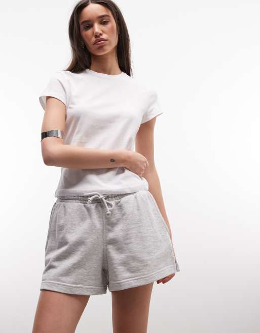 Weekday – Essence – Szare melanżowe szorty z dżerseju – tylko w ASOS , 2 z 5