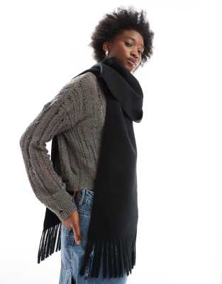 Weekday - Essential - Écharpe - Noir