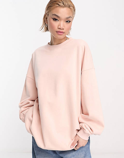 pink oversized sweater