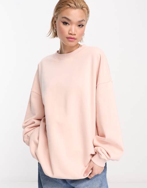 Baby Pink Oversized Sweatshirt