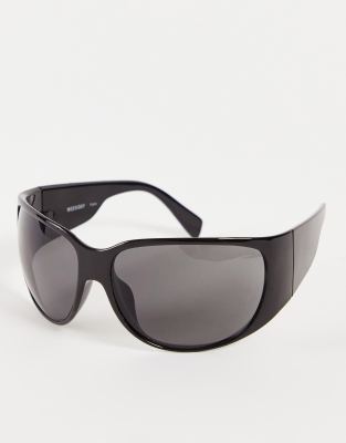 Fare oversized sunglasses in black