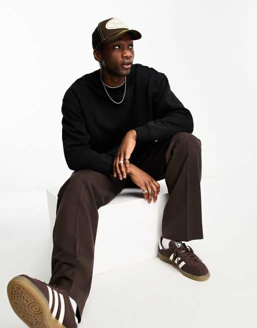 Weekday - Felpa oversize nera