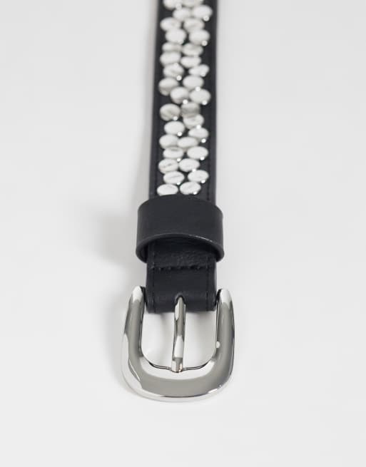 Weekday - Festival - Riem met studs in zwart, 3 van 3