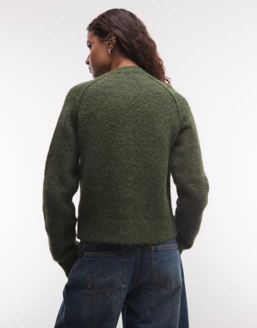 Weekday figursyet cardigan i uldblanding, kun hos ASOS, 4 af 4