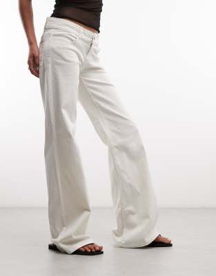 Weekday Flared Pants In White