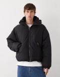 [Weekday] Weekday Floyd bomber puffer coat in black S Black