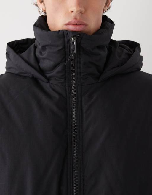 Weekday Floyd puffer jacket in black