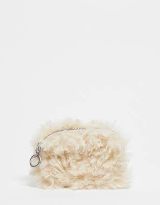Weekday Fluffy Purse In White