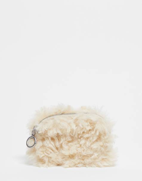Weekday fluffy purse in off-white - view 1
