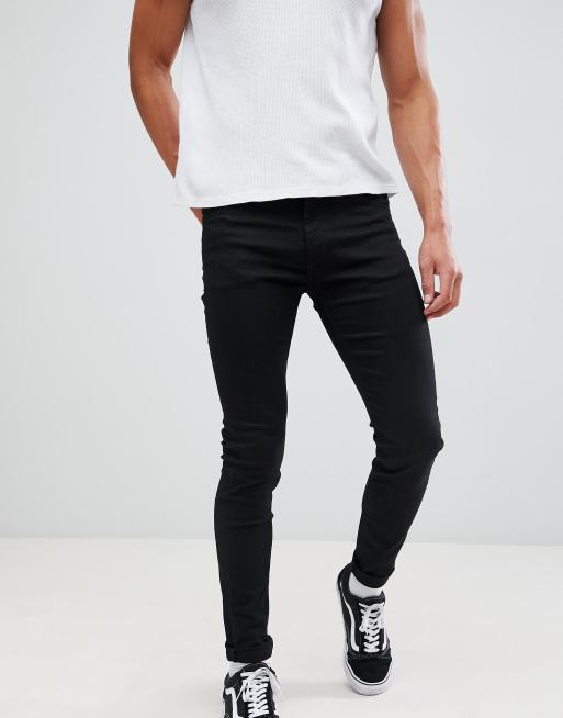 Weekday Form skinny jeans black ASOS