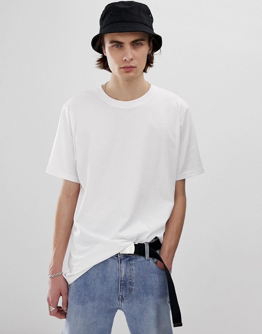 Weekday - Frank - T-shirt in wit