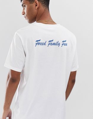 Weekday - Frank - T-shirt met Sea senor-print-Wit
