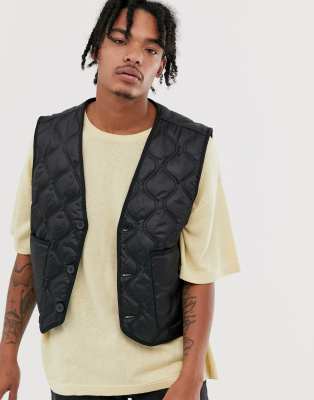 Weekday - Fred - Veste sans manches - Noir - Noir