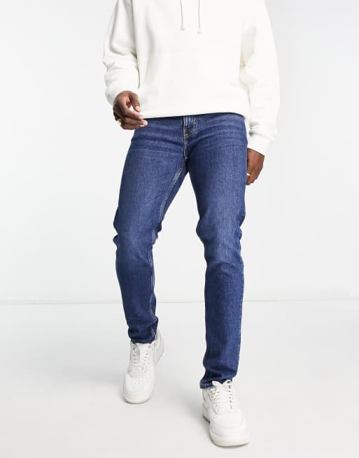 Weekday - Friday - Blå smala jeans