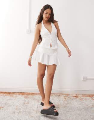 Weekday Frill Mini Skirt