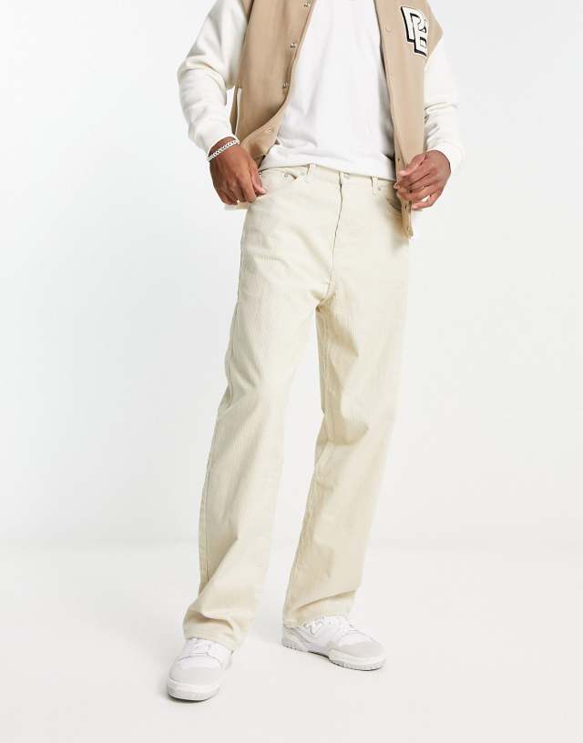 Weekday galaxy cord pants in beige