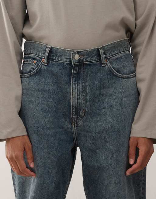 Weekday - Galaxy - Jean baggy ample - Bleu délavé, 5 de 5