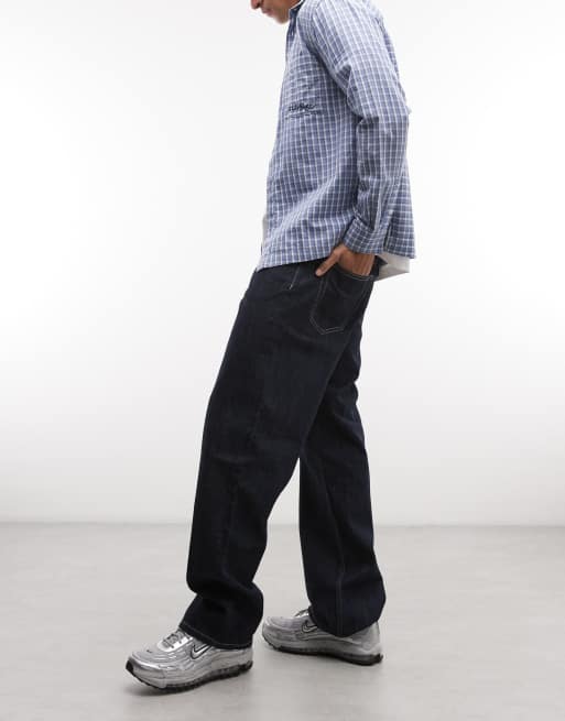 Weekday - Galaxy - Jean baggy ample - Bleu délavé, 2 de 5