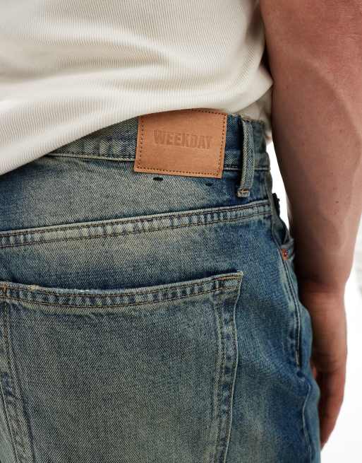 Weekday - Galaxy - Jean baggy ample - Bleu ultra délavé, 4 de 5