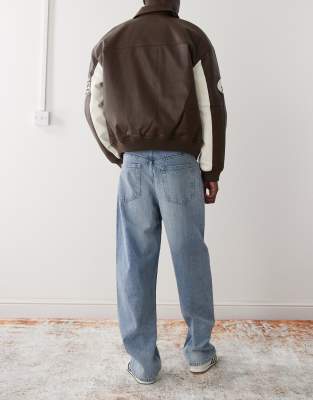 Weekday Galaxy Loose Fit Baggy Jeans In Blue