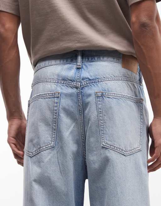 Weekday Galaxy loose fit baggy jeans in faded blue wash, 4 of 5