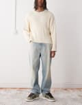 [Weekday] Weekday Galaxy loose fit baggy jeans in light blue worn wash W26 L30 PORT BLUE