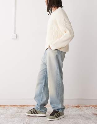 Weekday Galaxy Loose Fit Baggy Jeans In Blue