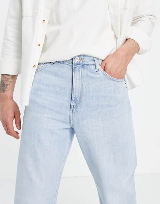 Weekday Galaxy loose fit jeans in Lula Blue, 4 of 4