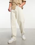 [Weekday] Weekday Galaxy loose fit straight leg jeans in chalk white W26 L34 White