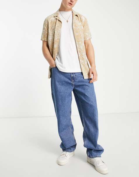 Weekday Galaxy loose straight jeans in 90s blue - view 1