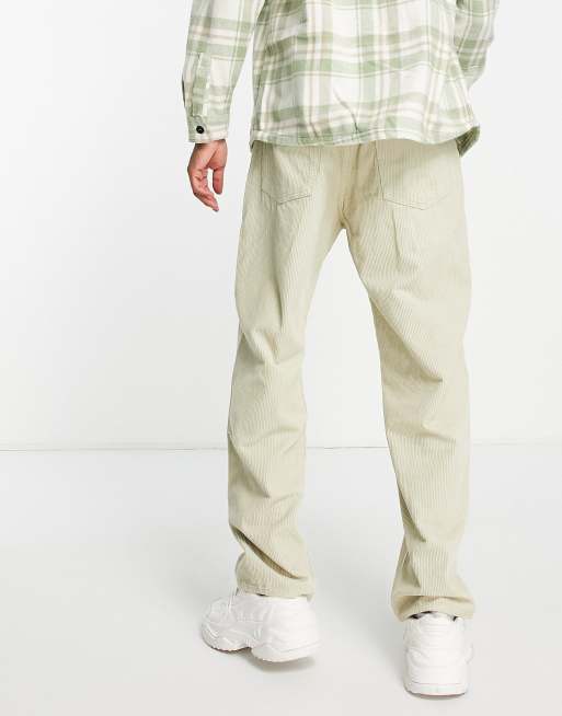 Weekday - Galaxy - Pantaloni in velluto a coste beige, 2 di 4