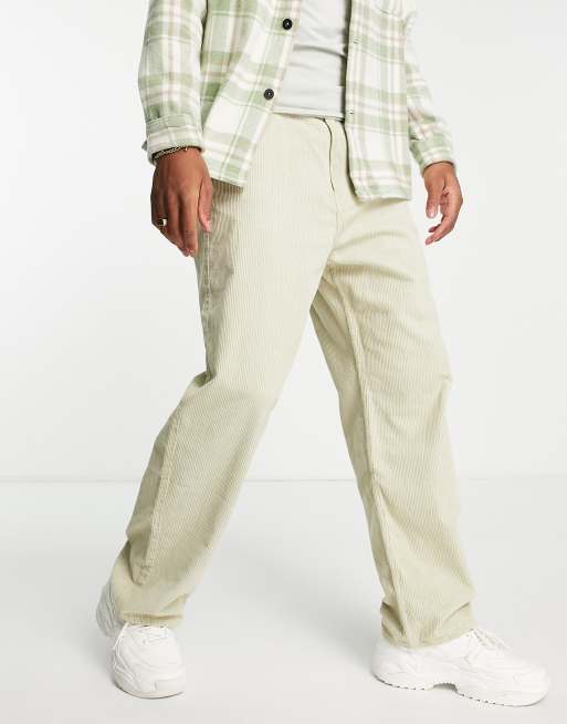 Weekday - Galaxy - Pantaloni in velluto a coste beige, 4 di 4