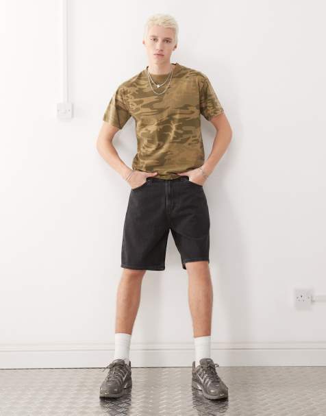 Weekday - Galaxy - Short baggy en jean - Noir - view 1