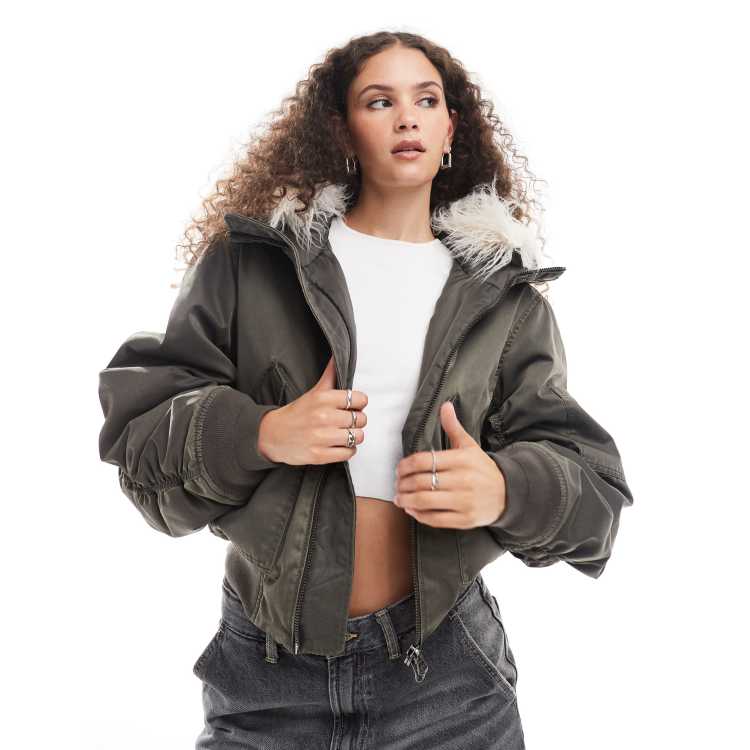 Parka bomber jacket best sale