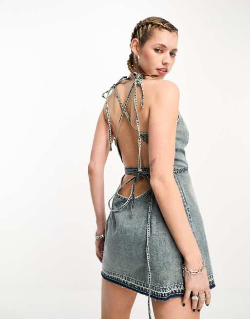 Weekday denim dress sale