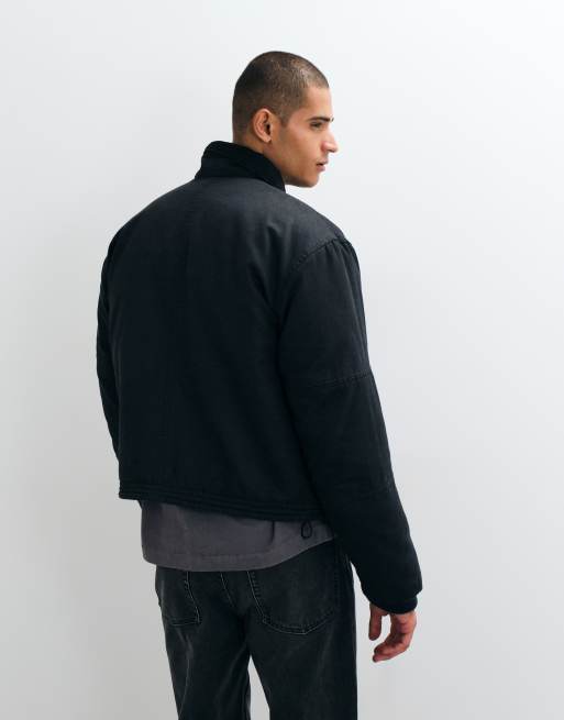 Weekday giacca utility barn nera, 5 di 5