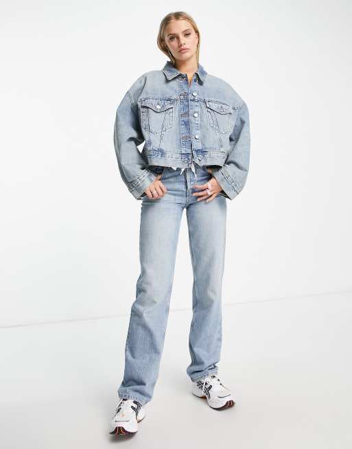 Weekday trucker jacket top