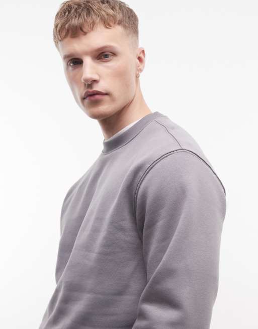 Weekday - Grå sweatshirt i klassisk pasform , 4 af 5